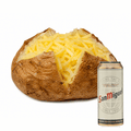 Jacket Potato & alcoholic drink